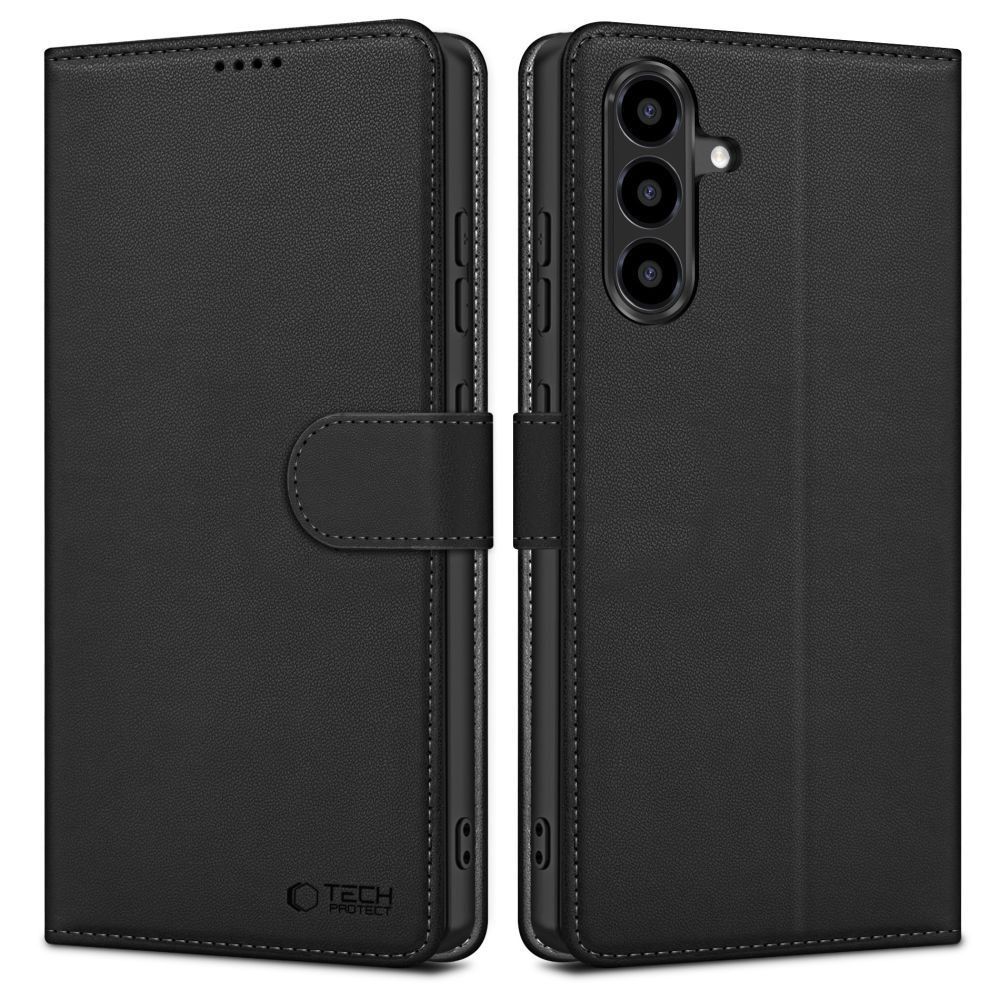 etui z klapk� Tech-protect Wallet czarne Samsung Galaxy A27 5G