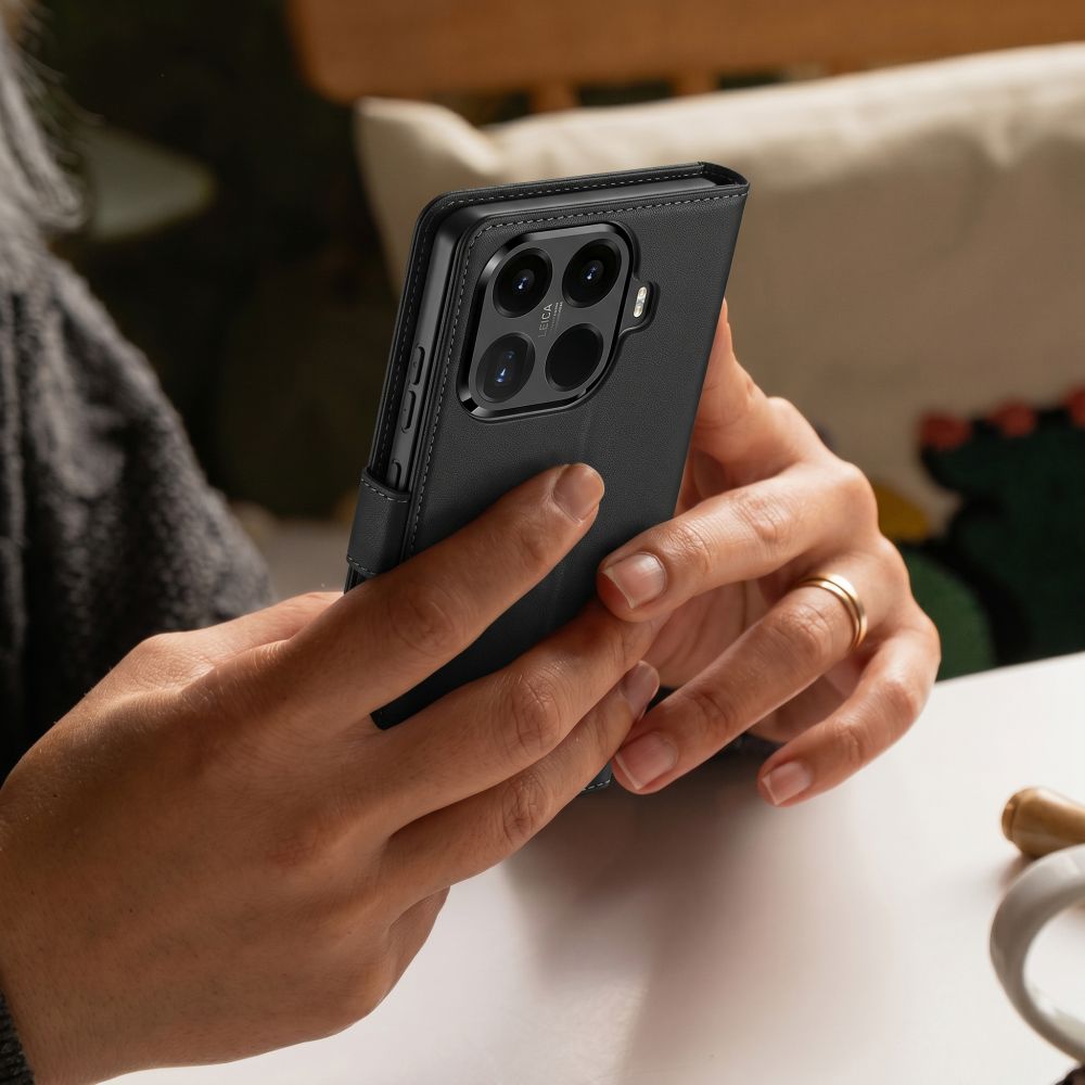 etui z klapk� Tech-protect Wallet czarne Xiaomi 17T / 5