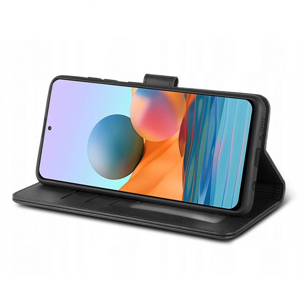 etui z klapk� Tech-protect Wallet czarne Xiaomi Redmi Note 10 Pro / 5