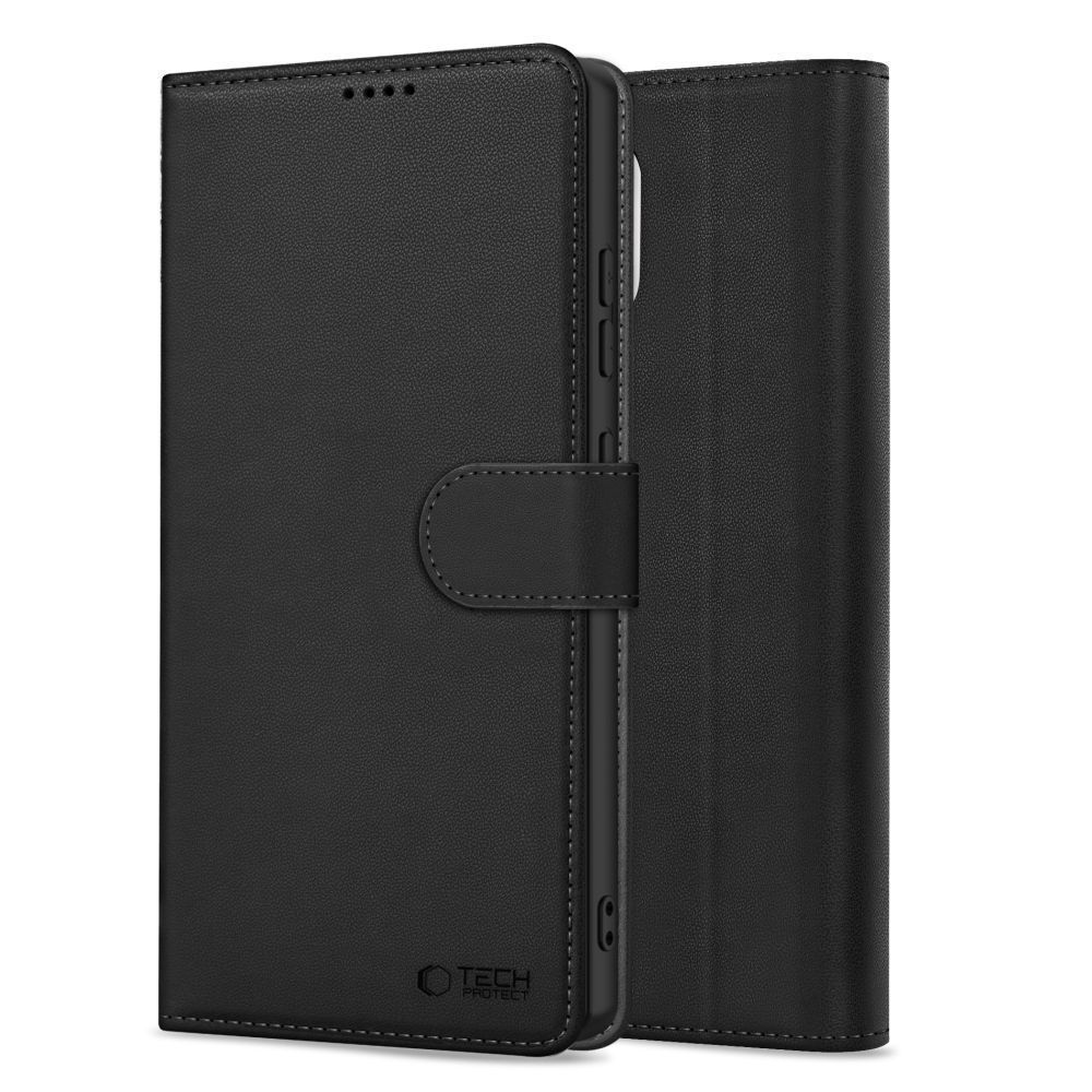 etui z klapk� Tech-protect Wallet czarne Xiaomi Redmi Note 15 Pro 5G / 2