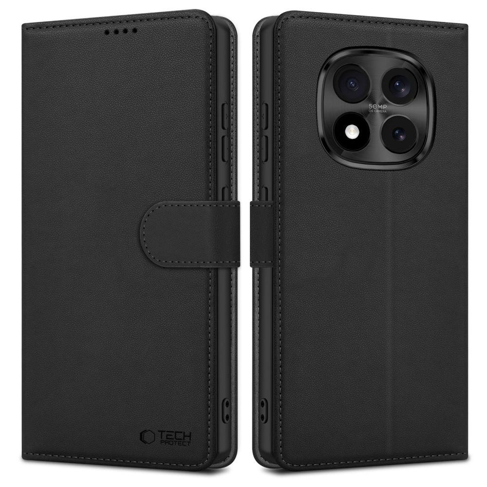etui z klapk� Tech-protect Wallet czarne Xiaomi Redmi Note 15 Pro Plus 5G