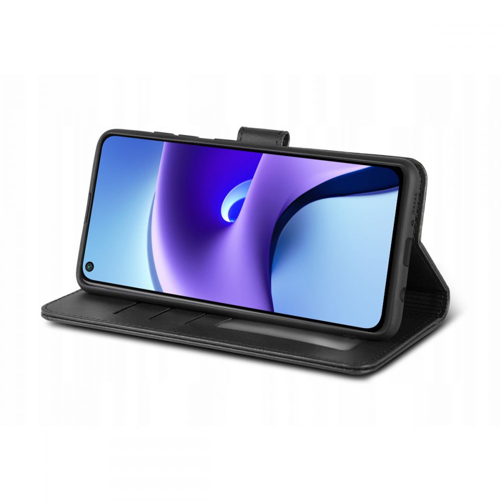 etui z klapk� Tech-protect Wallet czarne Xiaomi Redmi Note 9T 5G / 2