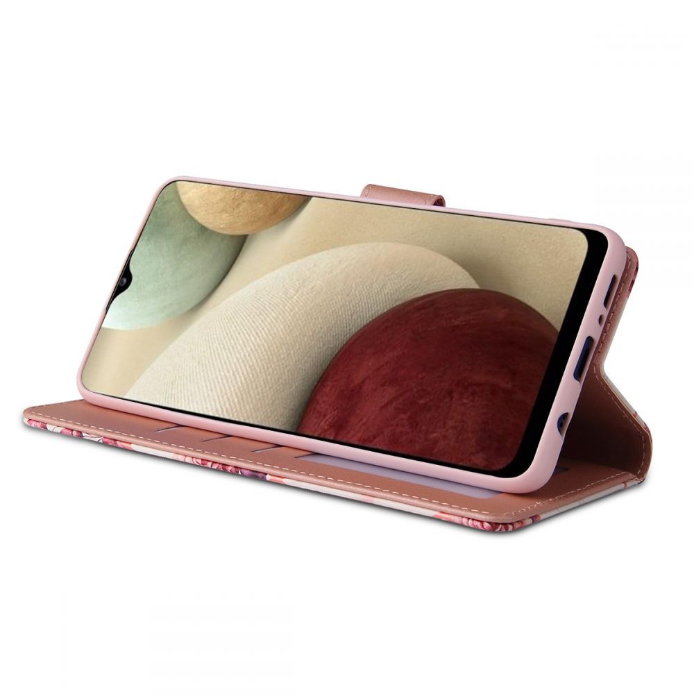 etui z klapką Tech-protect Wallet Floral rose Samsung Galaxy A12 / 2 etui z klapką Tech-protect Wallet Floral rose Samsung Galaxy A12 / 2