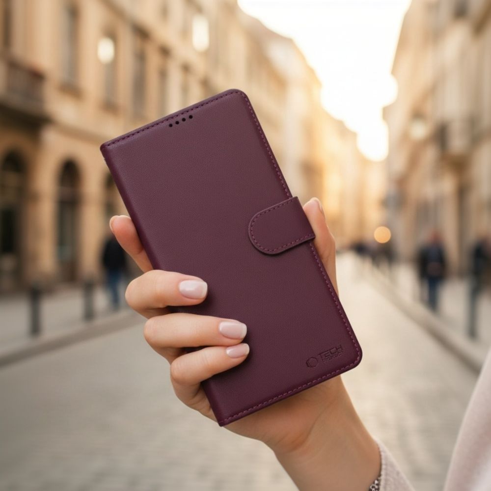 etui z klapk� Tech-protect Wallet mulberry Samsung Galaxy A27 5G / 3