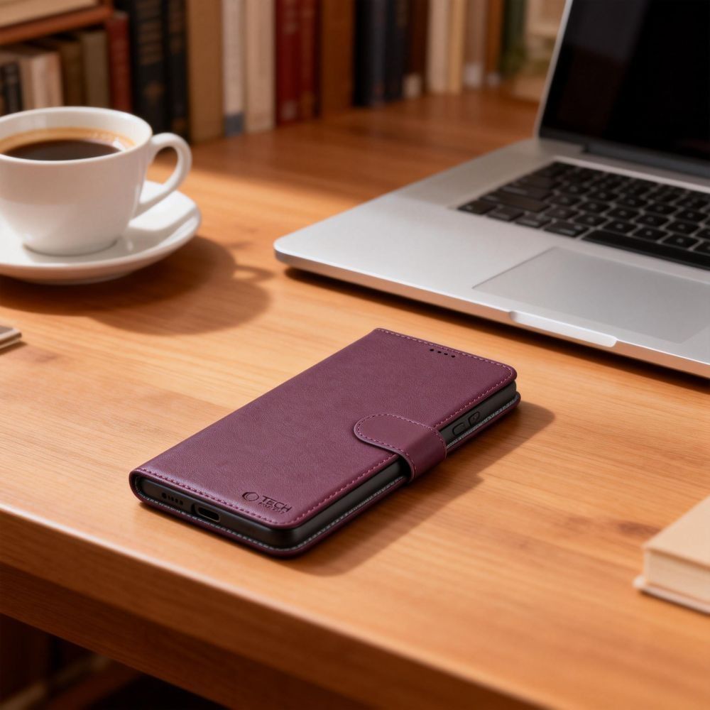 etui z klapk� Tech-protect Wallet mulberry Samsung Galaxy A27 5G / 5
