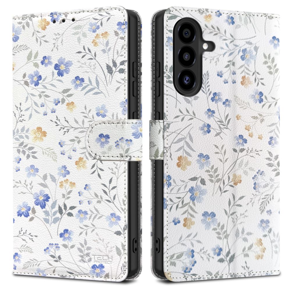 etui z klapk� Tech-protect Wallet Spring flowers Samsung Galaxy A17