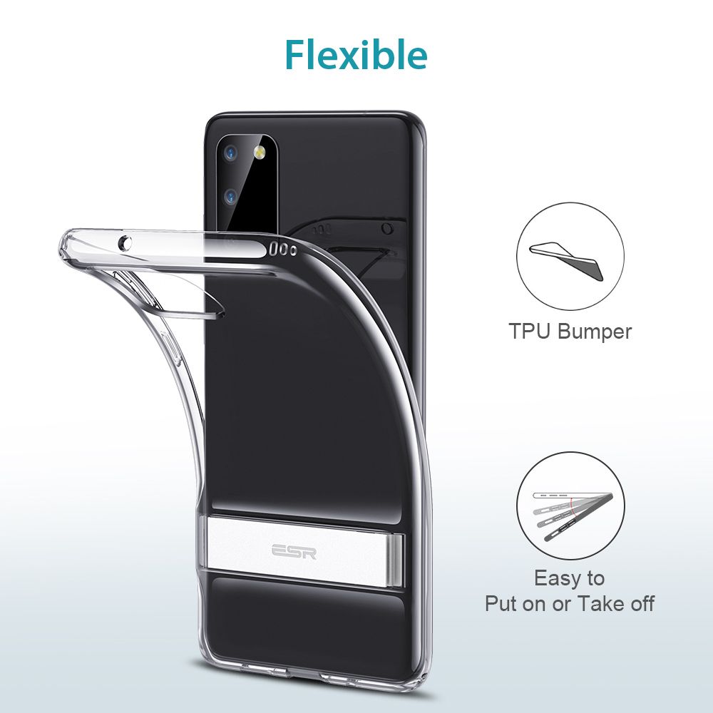 etui z podstawk� Esr Air Shield Boost Prze�roczyste Samsung Galaxy S20 / 7