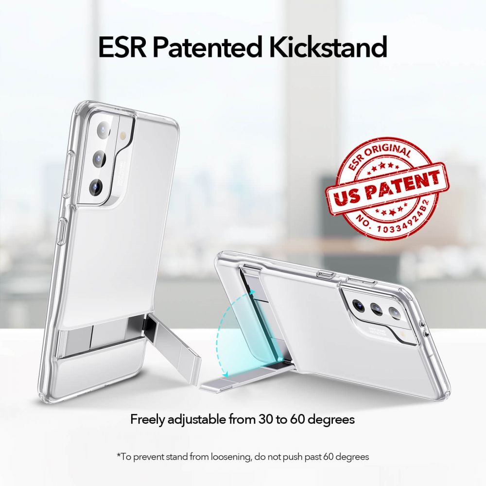 etui z podstawk� Esr Air Shield Boost prze�roczyste Samsung s21 Plus / 9