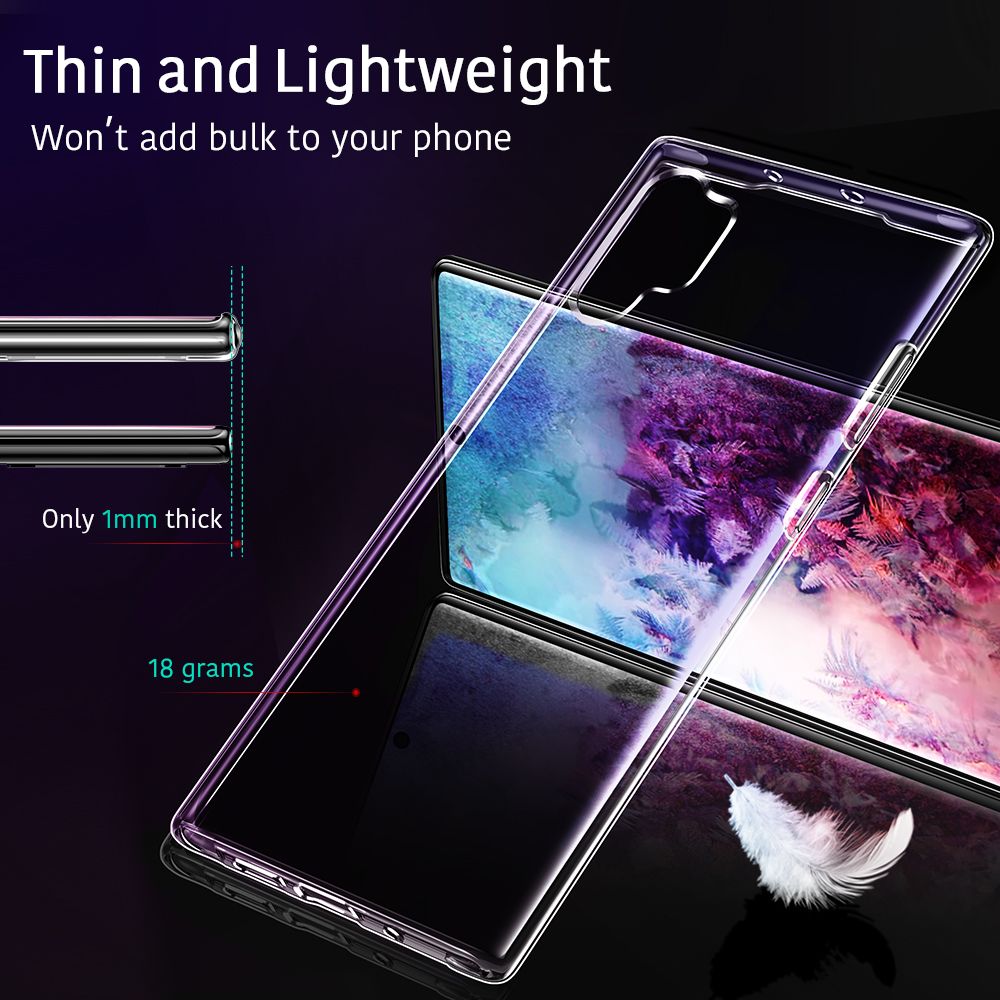 etui z podstawk� Esr Air Shield Prze�roczyste Samsung Galaxy Note 10 Plus / 5