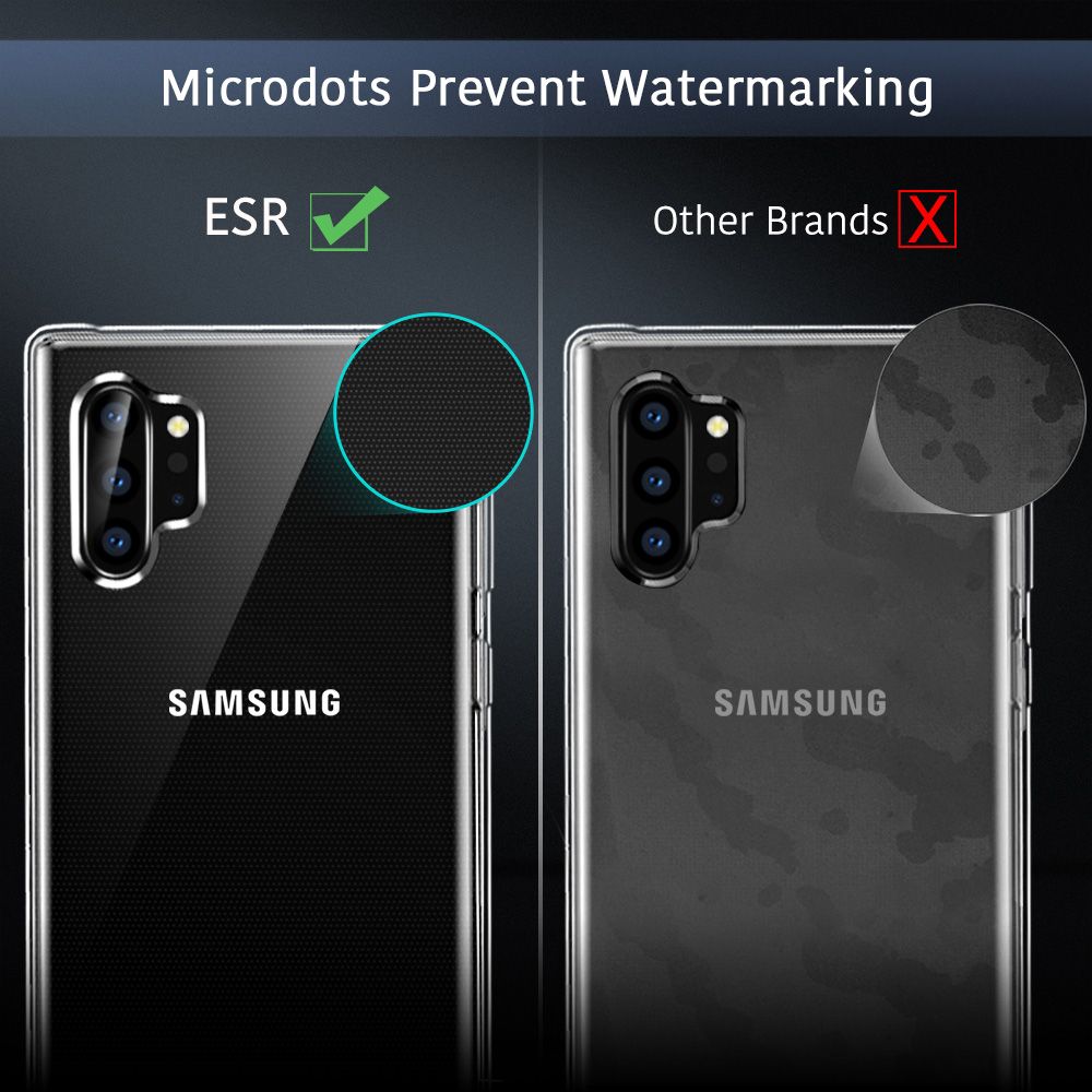 etui z podstawk Esr Air Shield Przeroczyste Samsung Galaxy Note 10 Plus / 9
