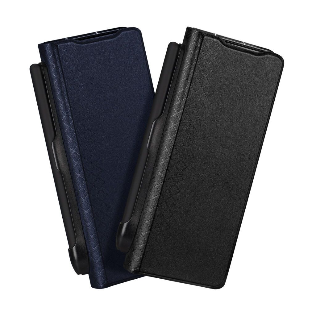 Etui zamykane z klapką i kieszonką na kartę czarny Samsung Galaxy Z Fold 7 / 2 Etui zamykane z klapką i kieszonką na kartę czarny Samsung Galaxy Z Fold 7 / 2