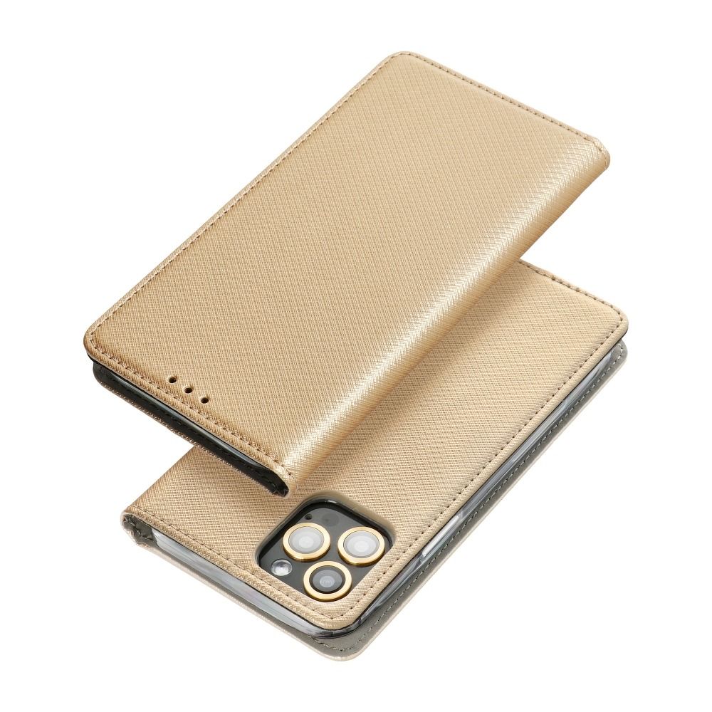 Etui zamykane z klapką i magnesem Smart Magnet złoty Samsung A52 5G / 5 Etui zamykane z klapką i magnesem Smart Magnet złoty Samsung A52 5G / 5