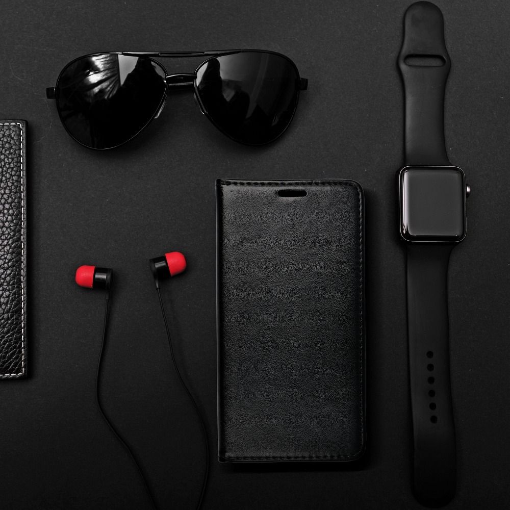 Etui zamykane z klapką i magnesem Smart Magnetic czarny Samsung Galaxy A51 5G / 5 Etui zamykane z klapką i magnesem Smart Magnetic czarny Samsung Galaxy A51 5G / 5