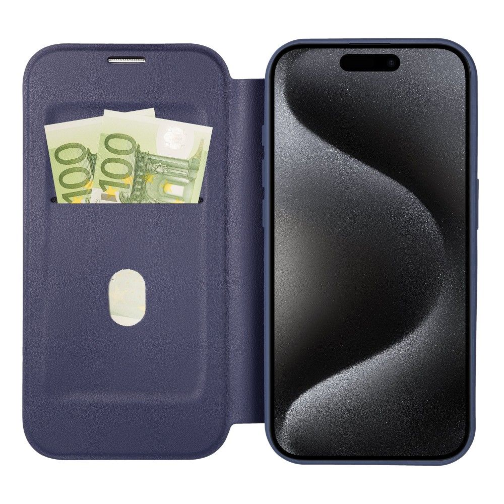 Etui zamykane z klapką z ringiem MagSafe niebieski Apple iPhone 15 Pro Max / 3 Etui zamykane z klapką z ringiem MagSafe niebieski Apple iPhone 15 Pro Max / 3