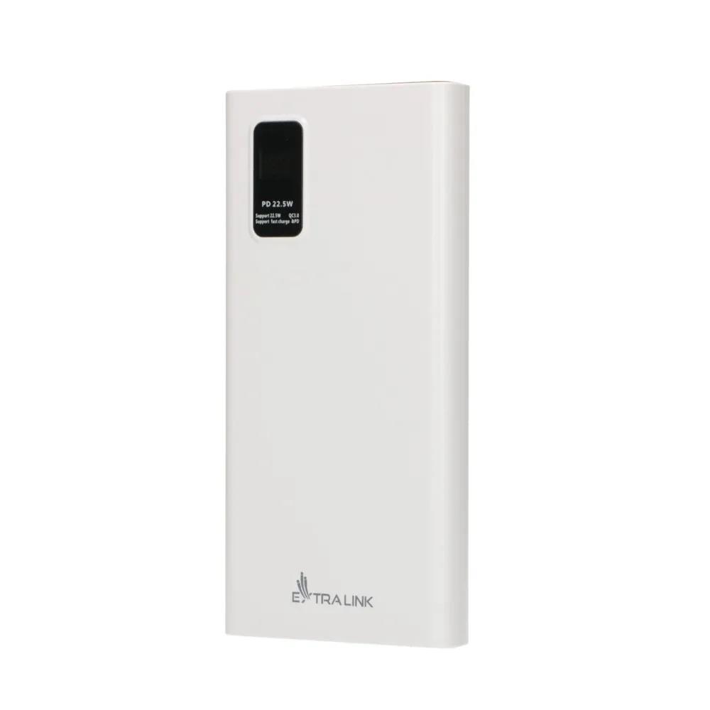 Extralink powerbank EPB-067W 10000mAh fast charging bia�y