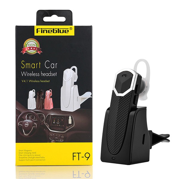 Fineblue S�uchawka Bluetooth FT-9 srebrna stacja dokuj�ca TTT / 2