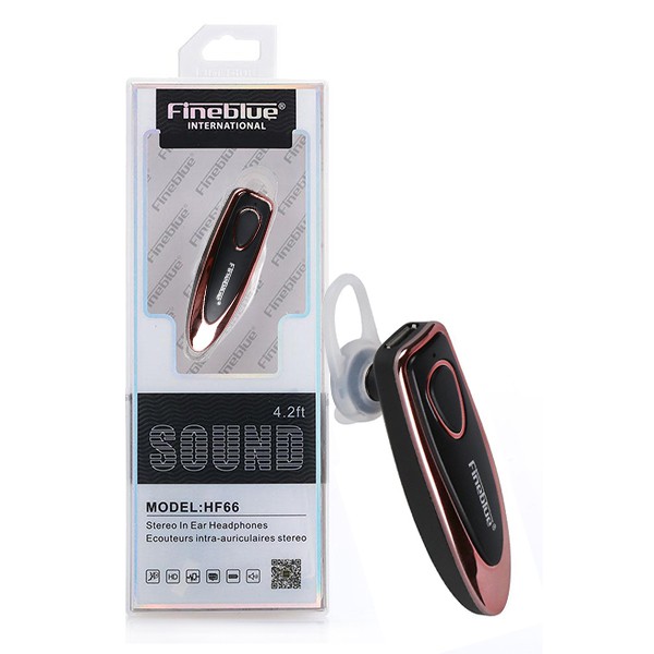 Fineblue S�uchawka Bluetooth HF-66 czarno-czerwona TTT / 2