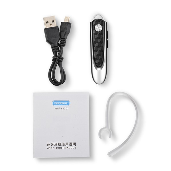 Fineblue S�uchawka Bluetooth Premium HF-68 czarna TTT / 3