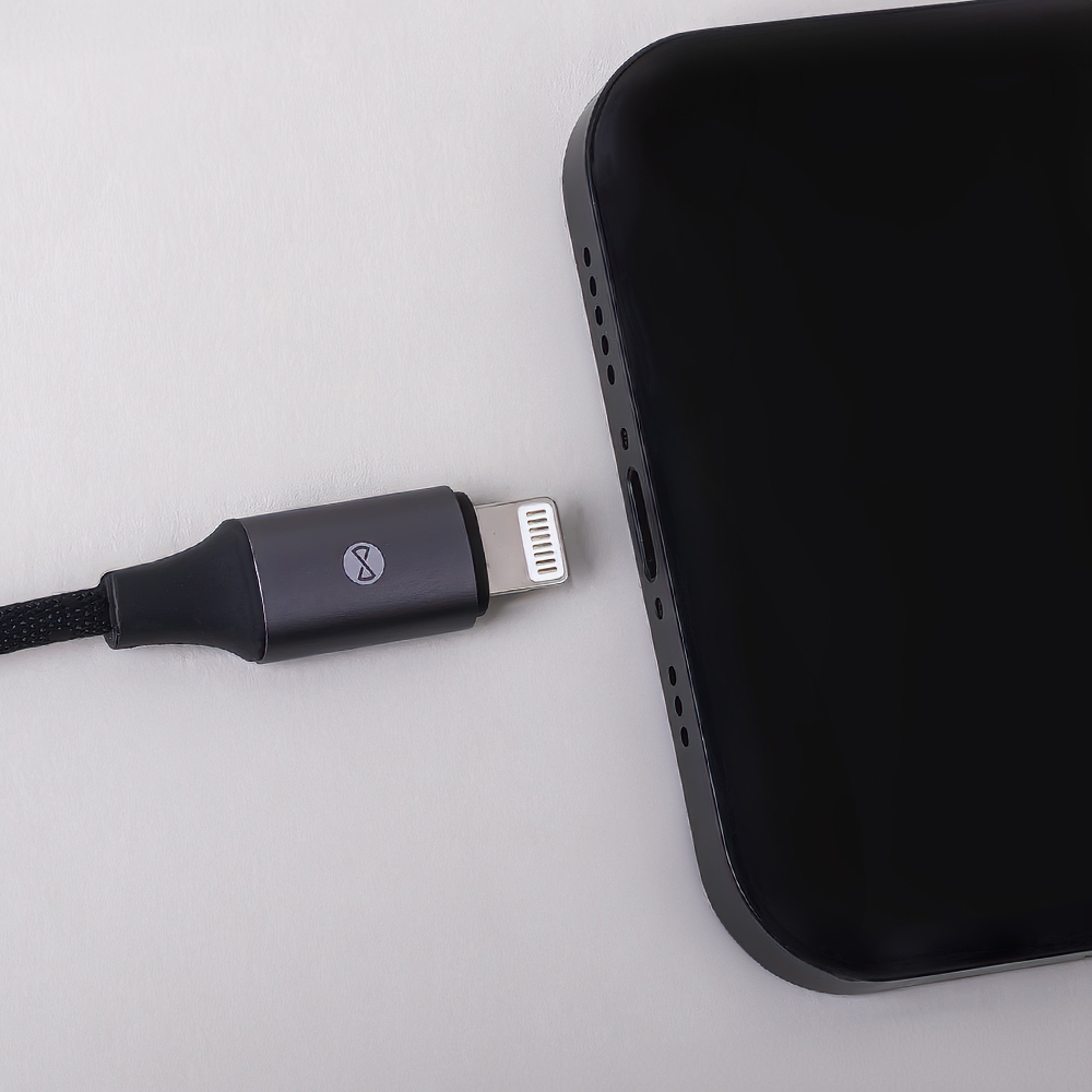 Forever adapter audio AJL-01 jack 3,5 mm - Lightning czarny / 5