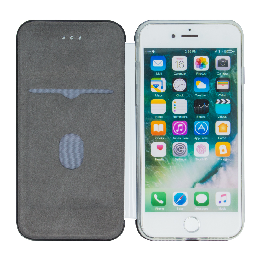 Forever Armor Book Case szary Apple iPhone XS Max / 7