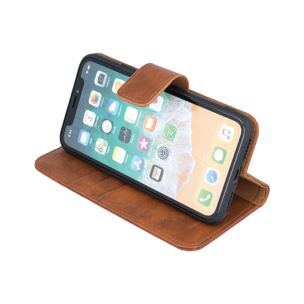 Forever Classic Leather Book Case brzowy Apple iPhone 6s / 5