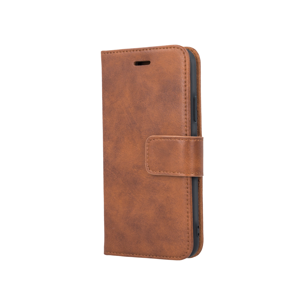 Forever Classic Leather Book Case brzowy Samsung Galaxy S10