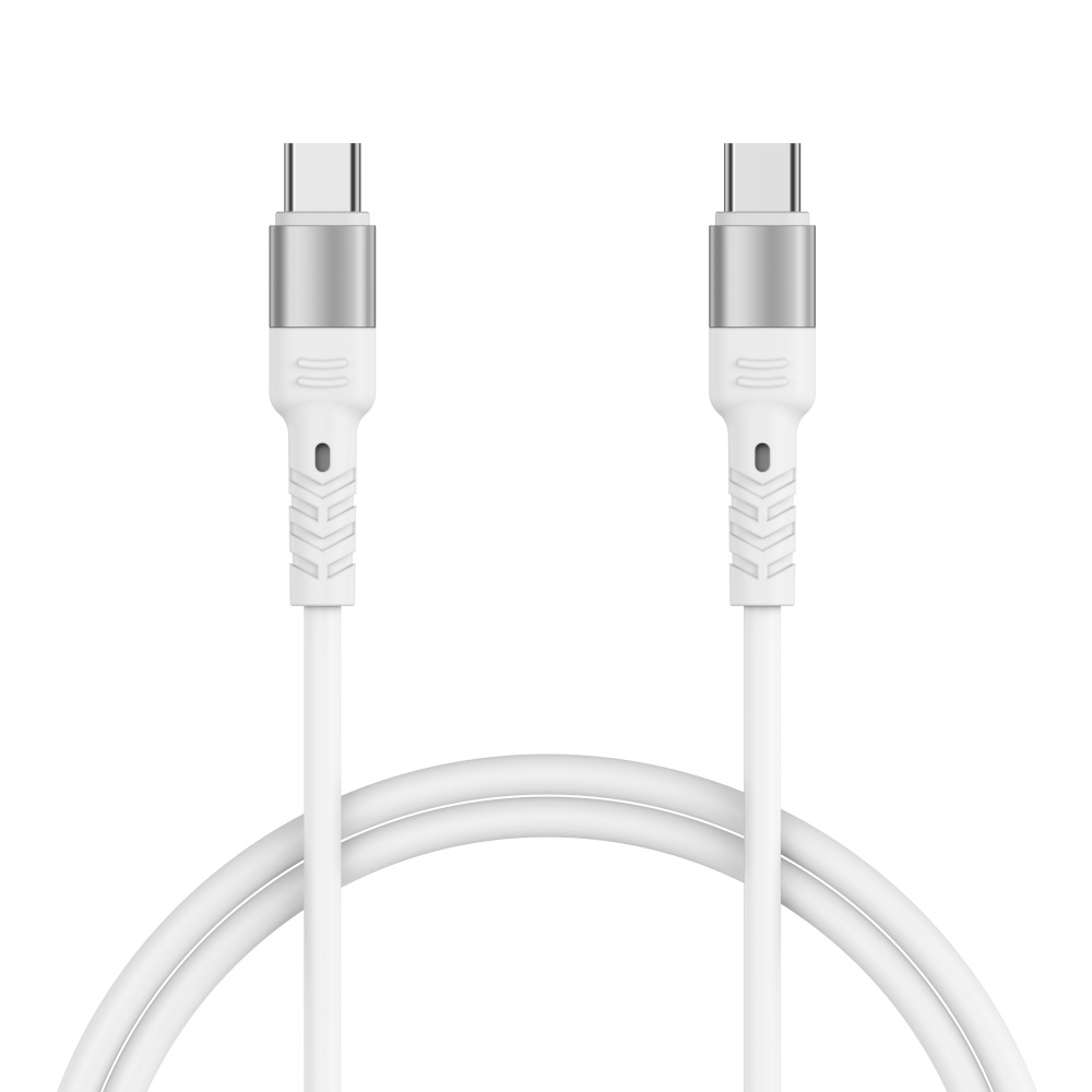 Forever Core kabel High Power USB-C - USB-C 2,0 m bia�y 100W do GaN