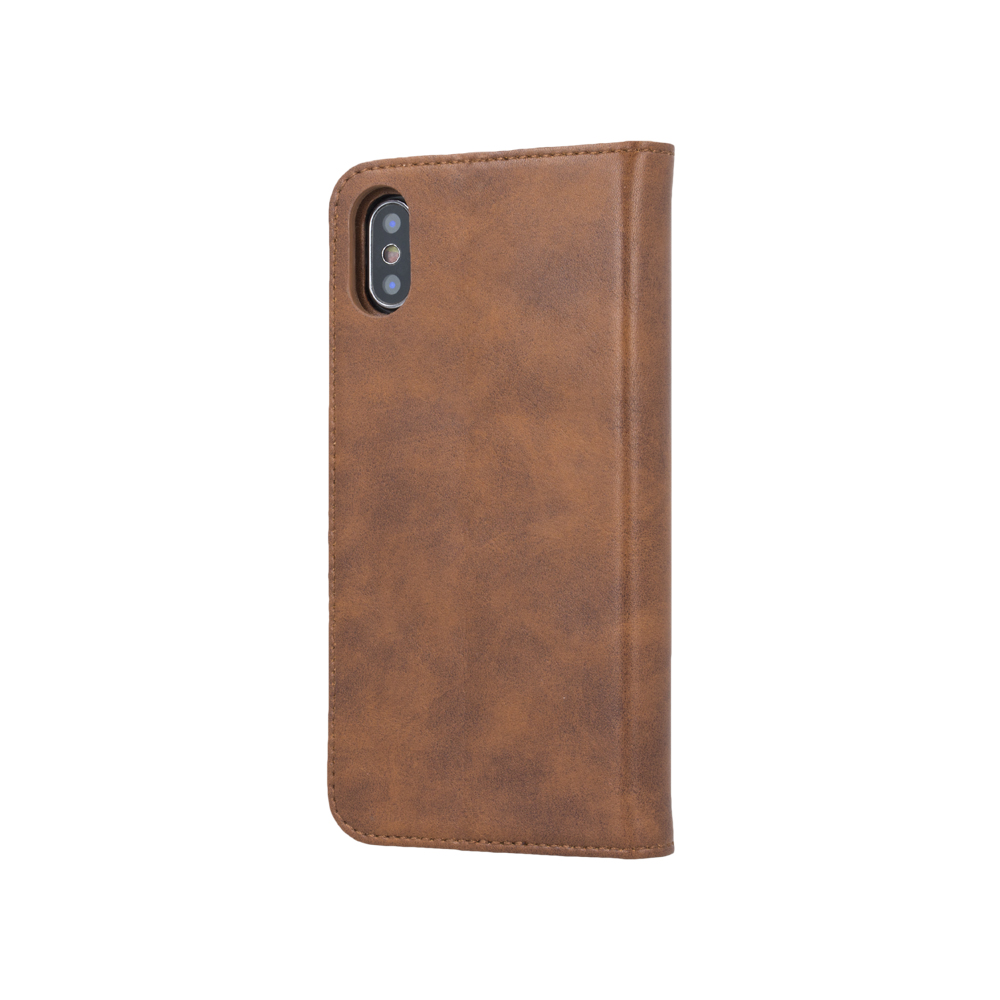 Forever Gamma 2in1 Leather Book Case br�zowy Apple iPhone XR / 3