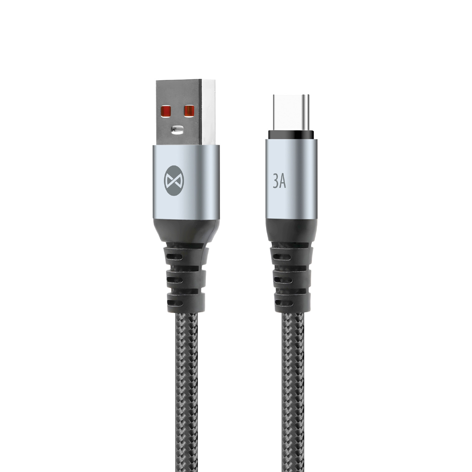 Forever kabel Braix USB - USB-C 1,0 m 3A czarny