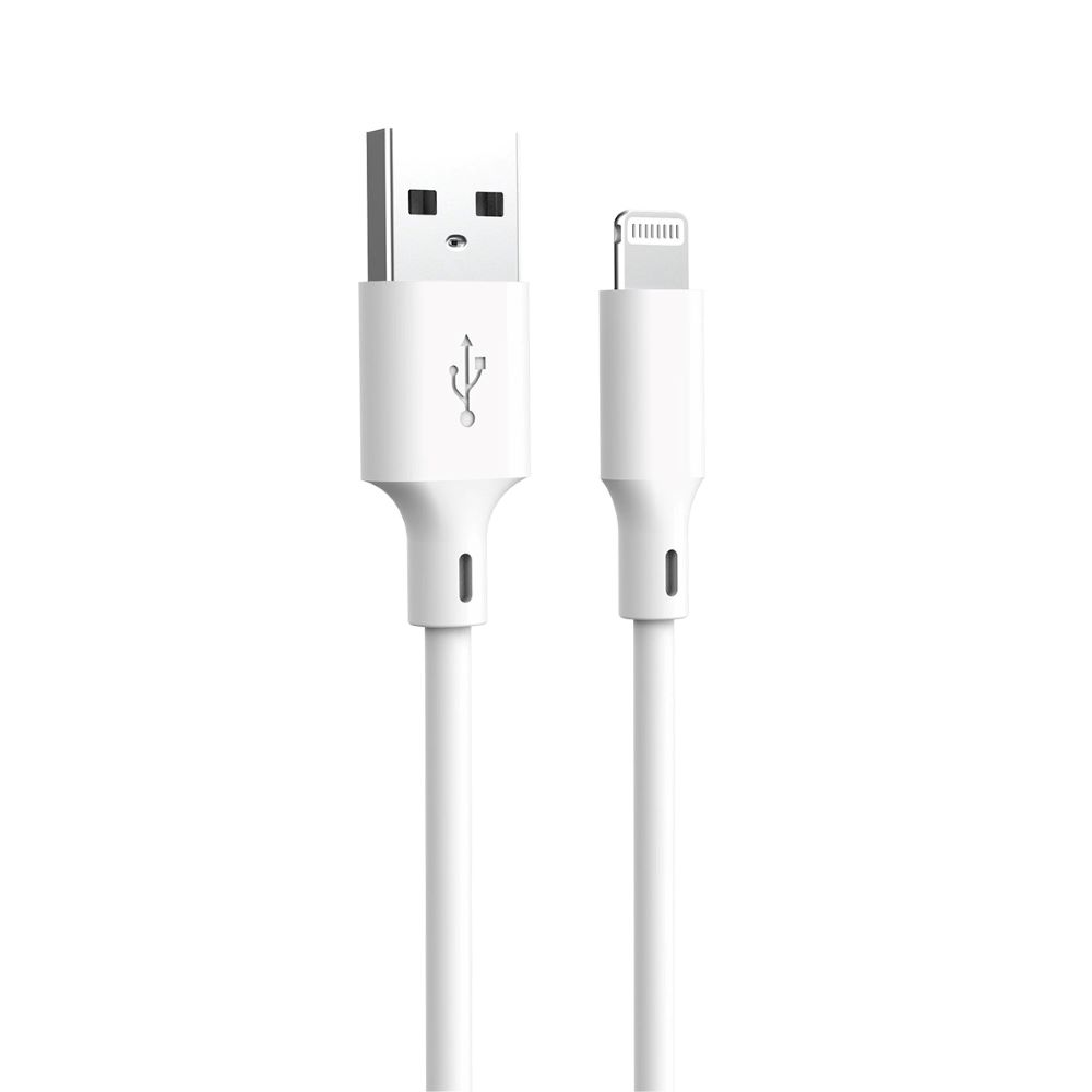 Forever kabel recycling USB-A - Lightning 1,5m 2,4A KR12-AL-00 bia�y