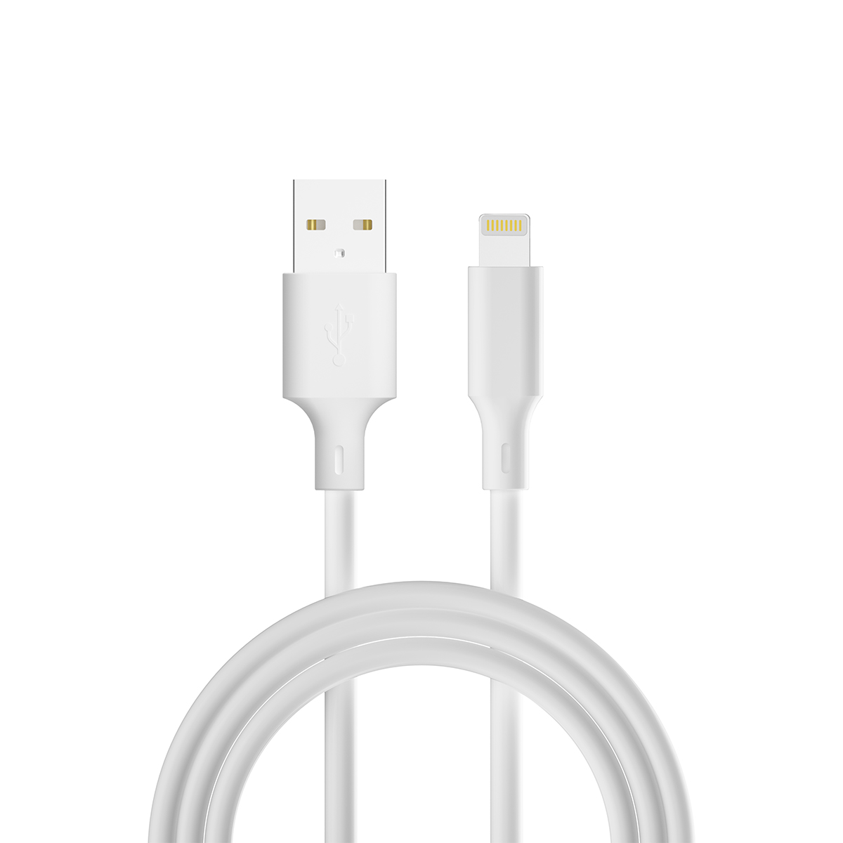 Forever kabel recycling USB-A - Lightning 1,5m 2,4A KR12-AL-00 bia�y / 2