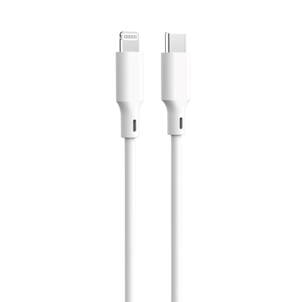 Forever kabel recycling USB-C - Lightning 1,5m 2,4A KR12-CL-00 bia�y
