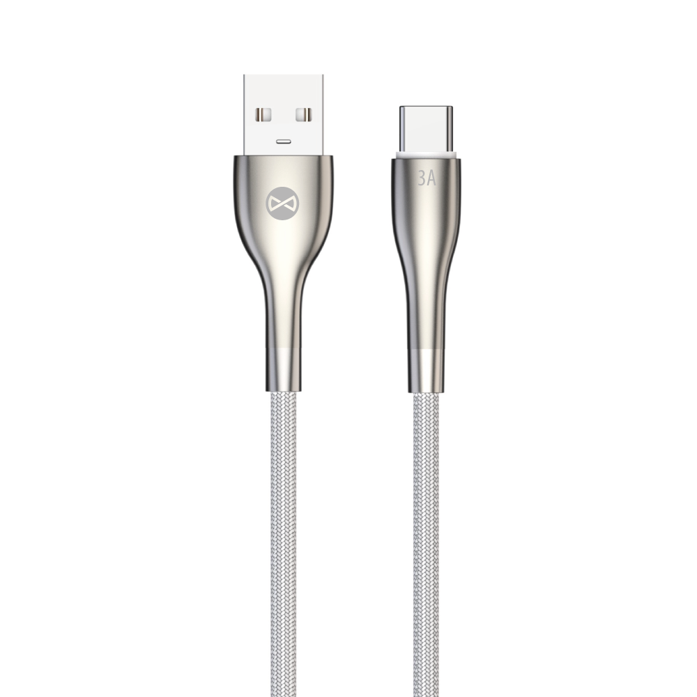 Forever kabel Sleek USB - USB-C 1,0 m 3A biay