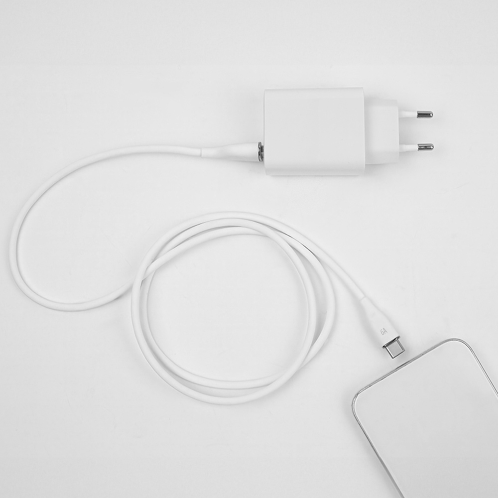 Forever kabel USB - USB-C 1,0 m 6A bia�y / 8