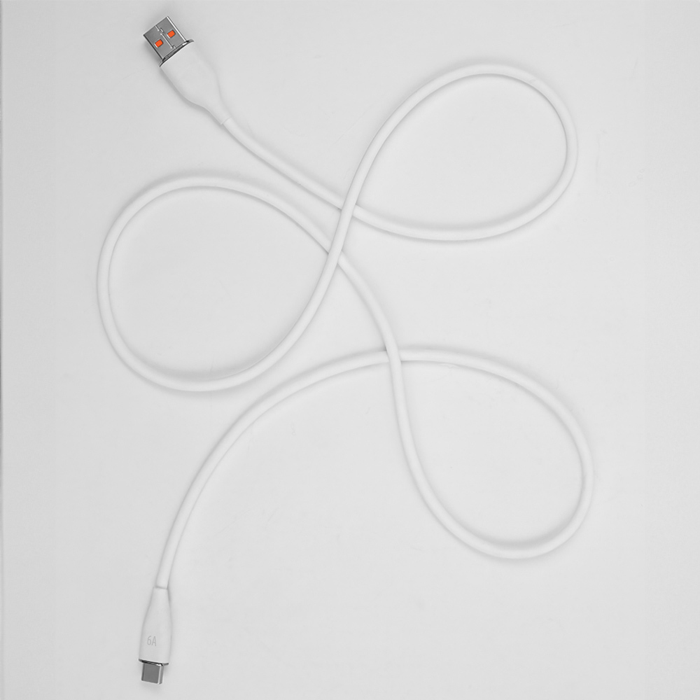 Forever kabel USB - USB-C 1,0 m 6A bia�y / 9