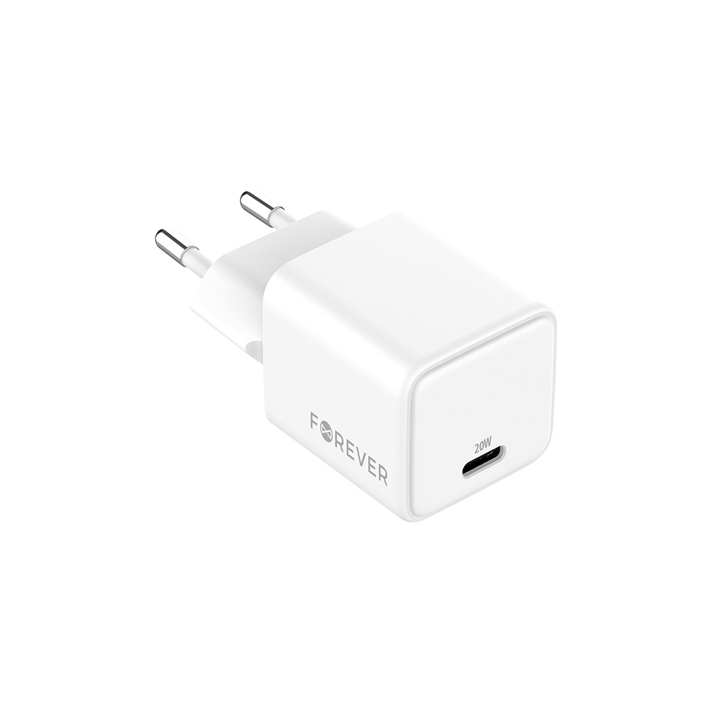 Forever �adowarka sieciowa GaN PD QC TC-08-20C 1x USB-C 20W bia�a