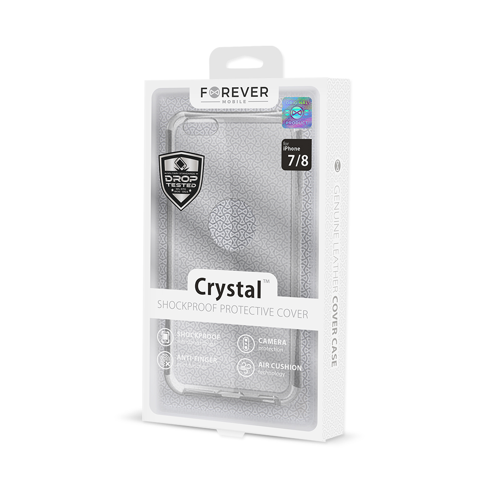 Forever nakadka Crystal transparentna Apple iPhone SE 2020 / 9