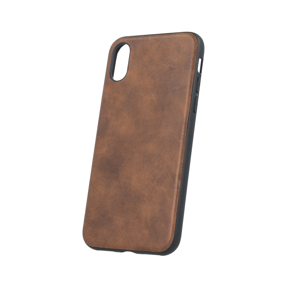Forever Nak�adka Prime leather back br�zowa Apple iPhone XS