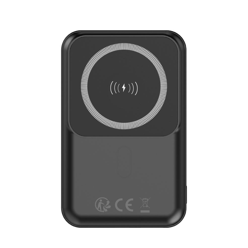 Forever power bank bezprzewodowy MATB-100 PD QC 22.5W 10000 mAh czarny magnetyczny / 2