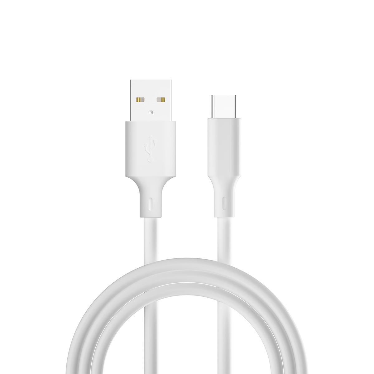 Forever recycling kabel USB-A - USB-C 1,5m 3A KR60-AC-00 bia�y / 2