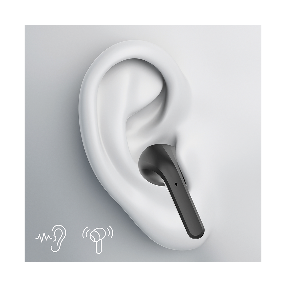 Forever S�uchawki BT ANC TWE-210 Earp Czarny / 4