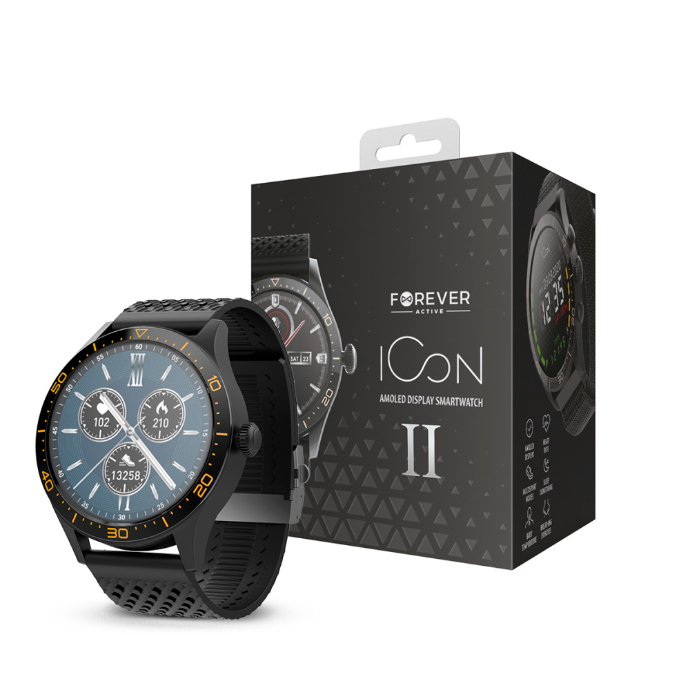 Forever Smartwatch AMOLED ICON II AW-110 czarny / 9