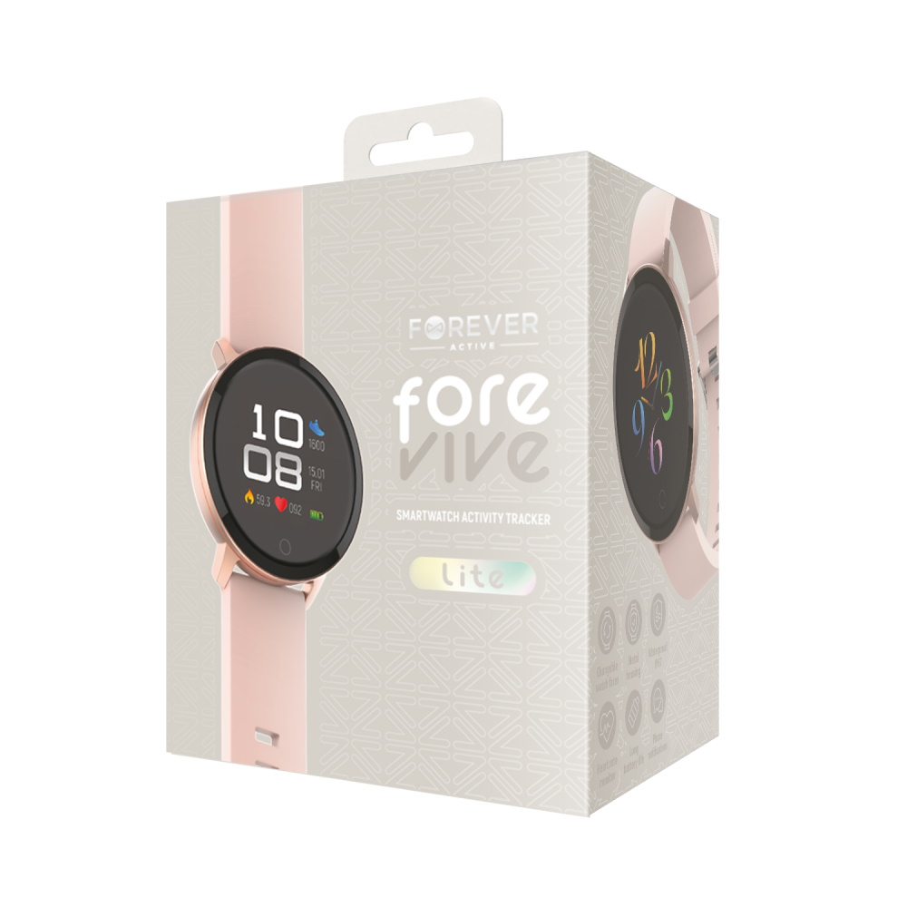 Forever Smartwatch ForeVive Lite SB-315 r�owe z�oto / 4