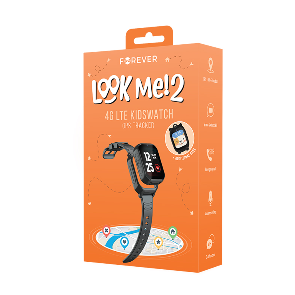 Forever Smartwatch GPS WiFi 4G Kids Look Me KW-510 czarny / 3