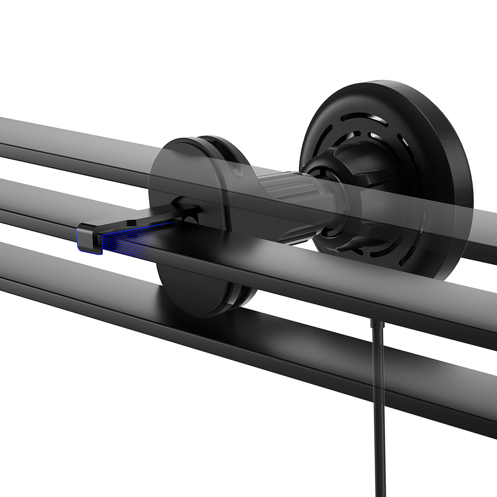 Forever uchwyt samochodowy do kratki MACH-300 magnetyczny z �adowaniem bezprzewodowym czarny Qi2 15W / 4