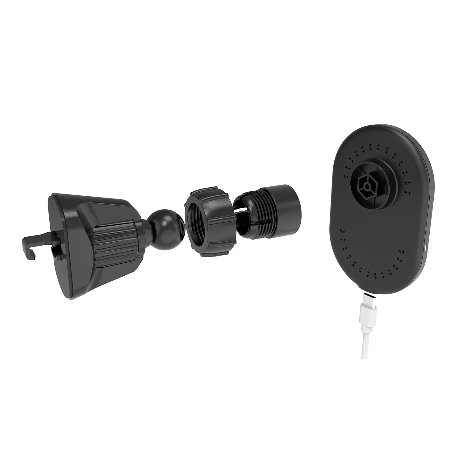 Forever uchwyt samochodowy magnetyczny MS na kratk� US-K-MS z �adowaniem indukcyjnym / 4