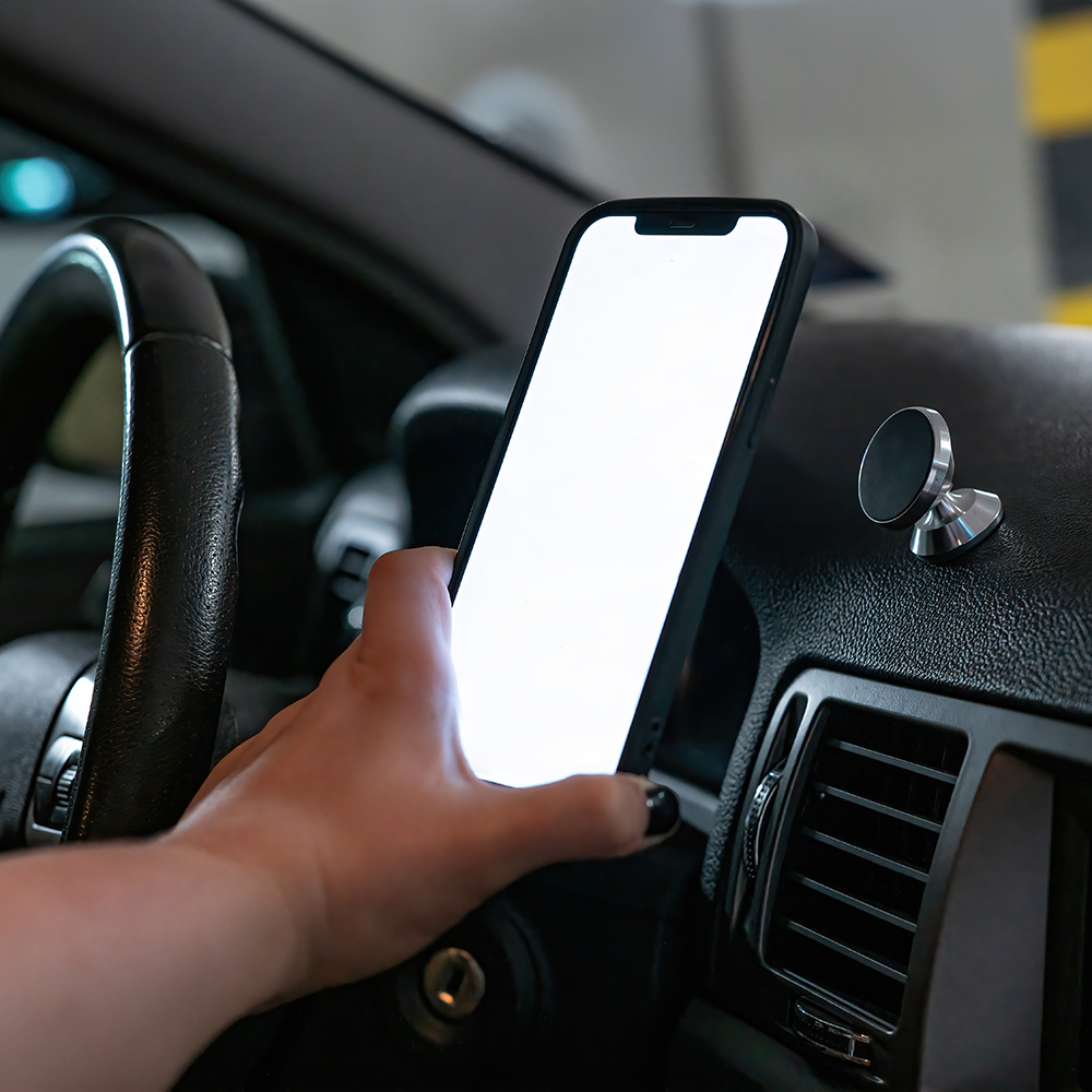 Forever uchwyt samochodowy MH-280 magnetyczny srebrny przyklejany / 4