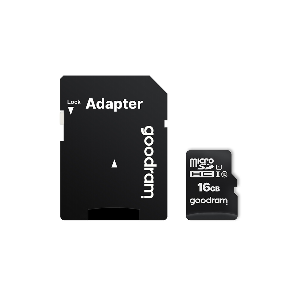 GoodRam microSDHC (16GB | klasa 10 | UHS I) + adapter