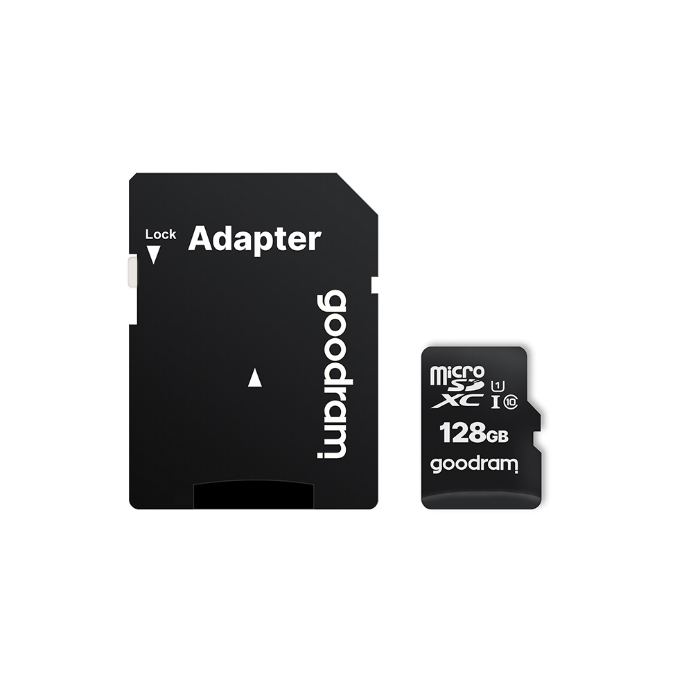 GoodRam microSDXC (128GB | klasa 10 | UHS-I) 100/10 MB/s + adapter