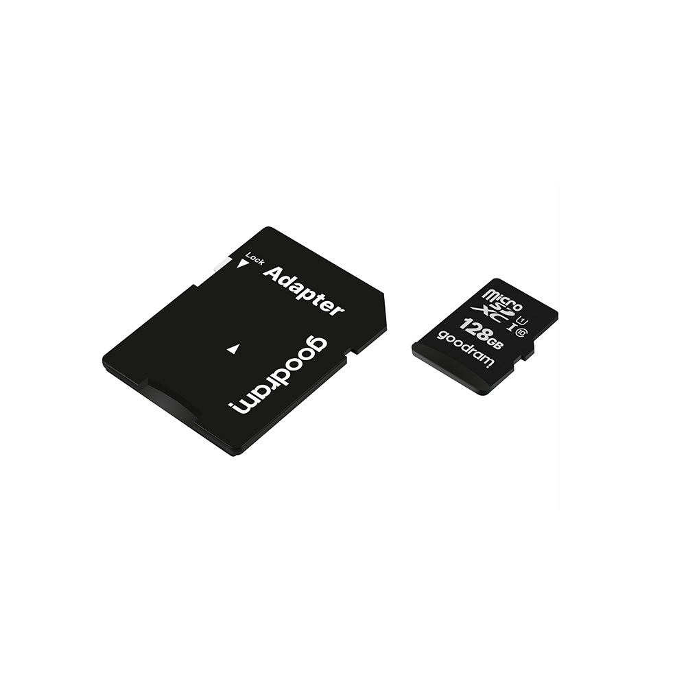 GoodRam microSDXC (128GB | klasa 10 | UHS-I) 100/10 MB/s + adapter / 2